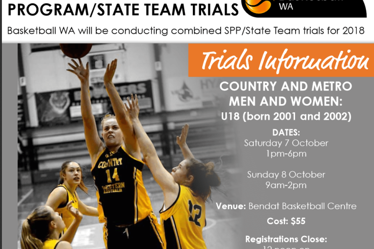 SPP and State U18/U20 Trial Registration is now Open