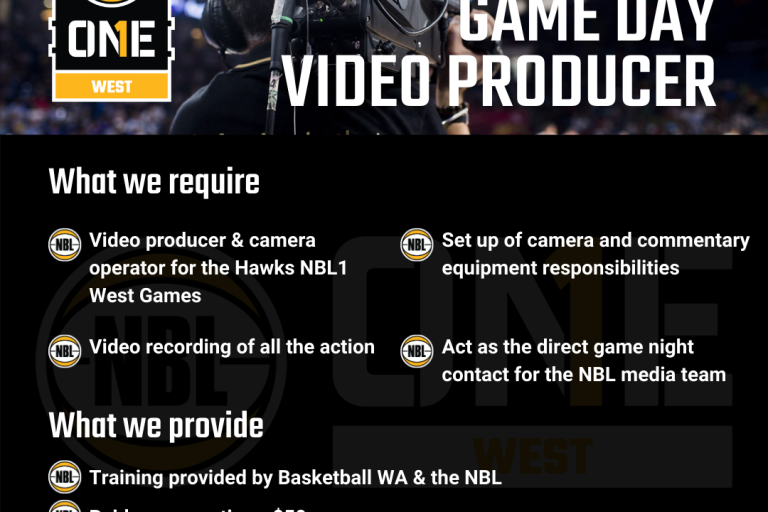 NBL1 WEST Game Day Producer