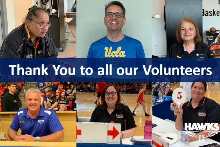 Hawks thank their Volunteers & Supporters