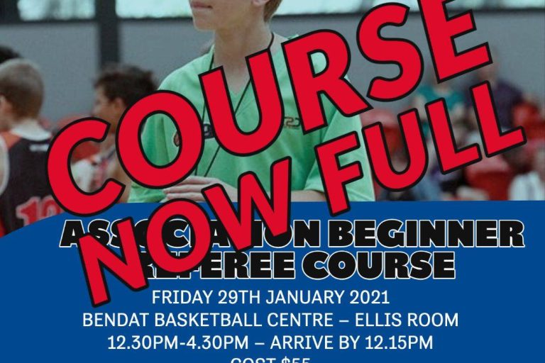 ASSOCIATION BEGINNER REFEREE COURSE REGISTRATIONS NOW OPEN