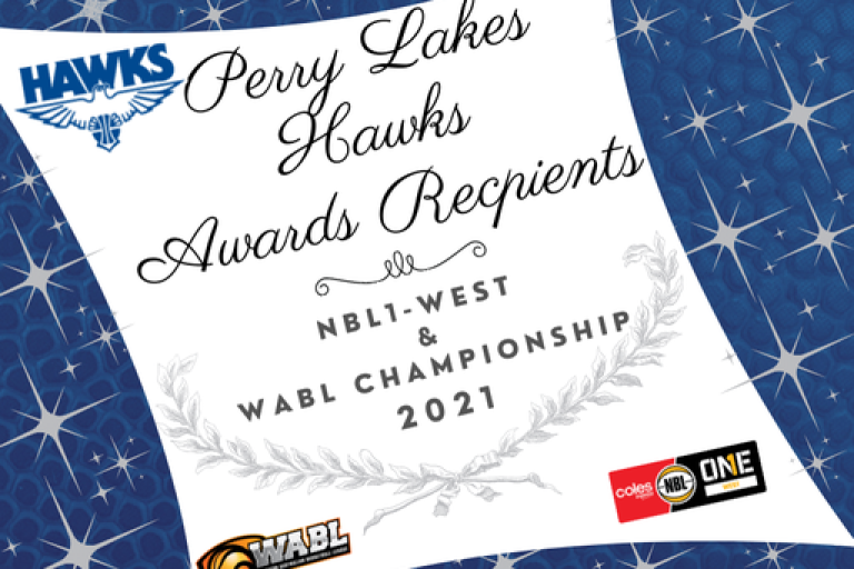 Hawks NBL1 West and WABL Championship Awards 2021