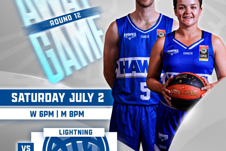 Hawks take on the Lightning at Lakeside Saturday Night in NBL1 West